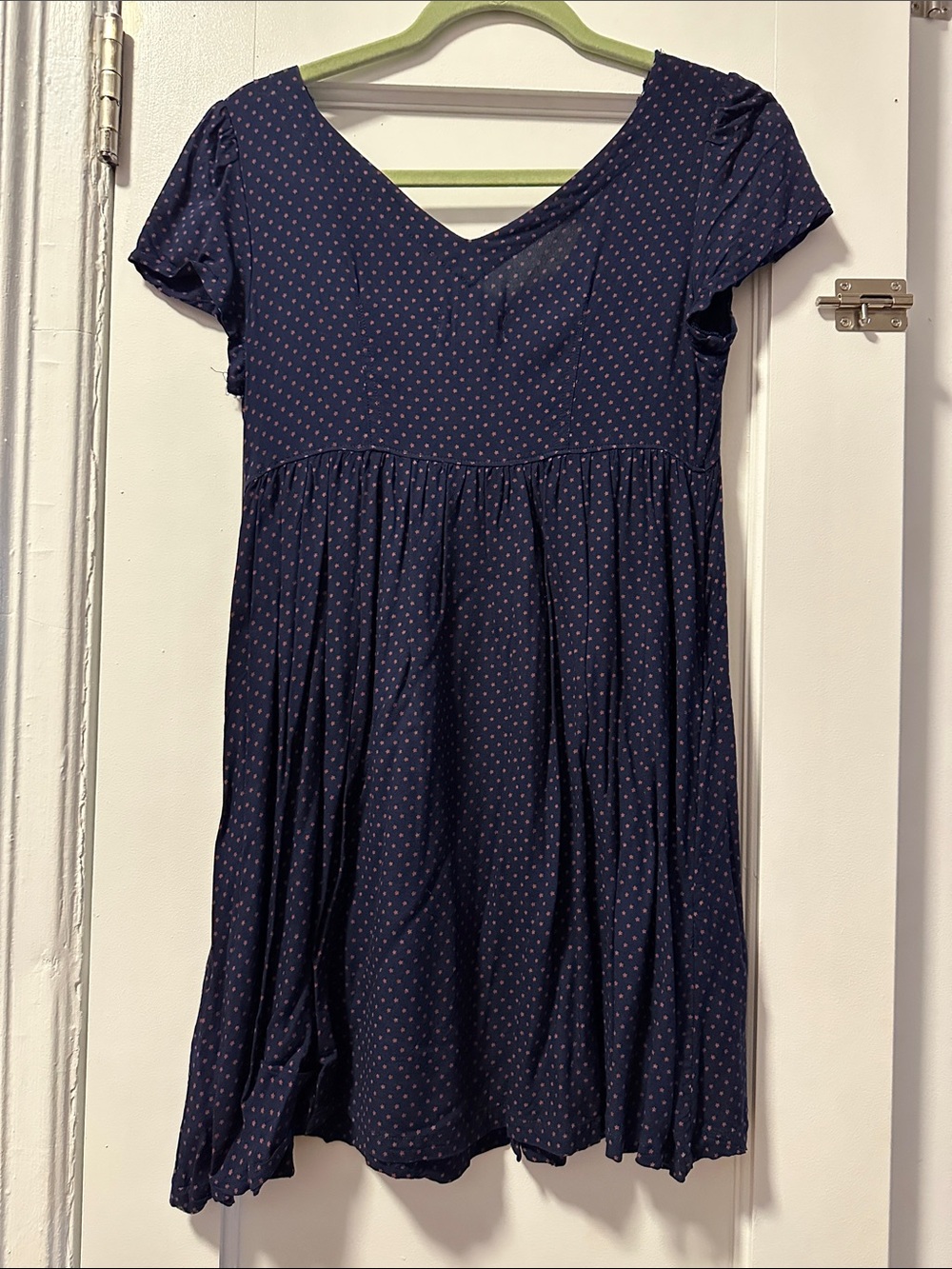 Ralph Lauren Denim & Supply Navy Star Print V-Neck Dress - Picture 5 of 9